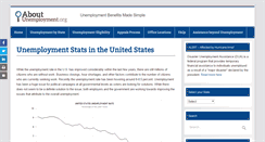 Desktop Screenshot of aboutunemployment.org