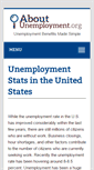 Mobile Screenshot of aboutunemployment.org